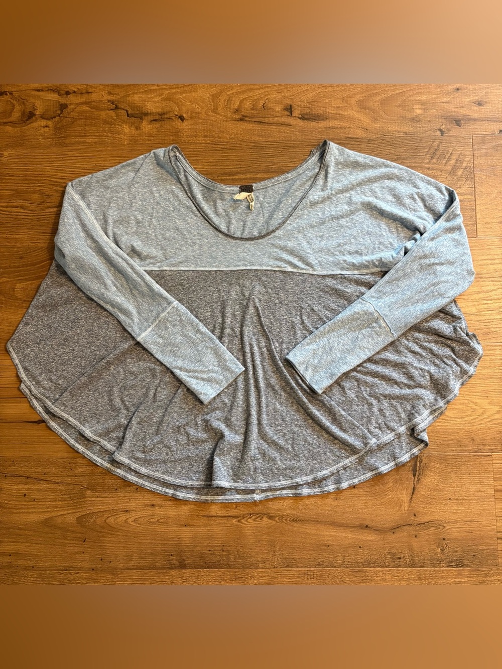 We The Free Oversized Two Toned Long Sleeve